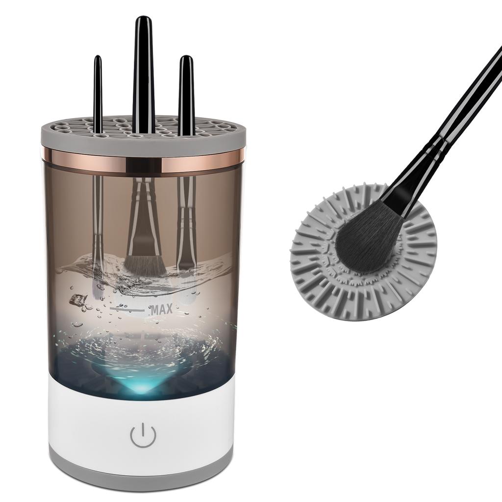 The Skin and Soul Makeup brush cleaning device